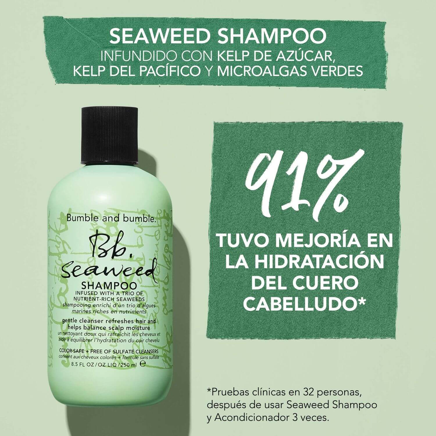 SEAWEED SHAMPOO (SHAMPOO CON EXTRACTOS DE ALGAS MARINAS)